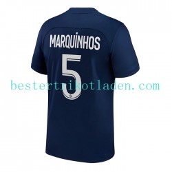 Fußballtrikot Paris Saint-Germain Marquinhos 5 Heim Trikot Home 2022-2023 Kurzarm für Herren