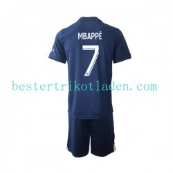Fußballtrikot Paris Saint-Germain Mbappé 7 Heim Trikot Home 2022-2023 Kurzarm für Kinder