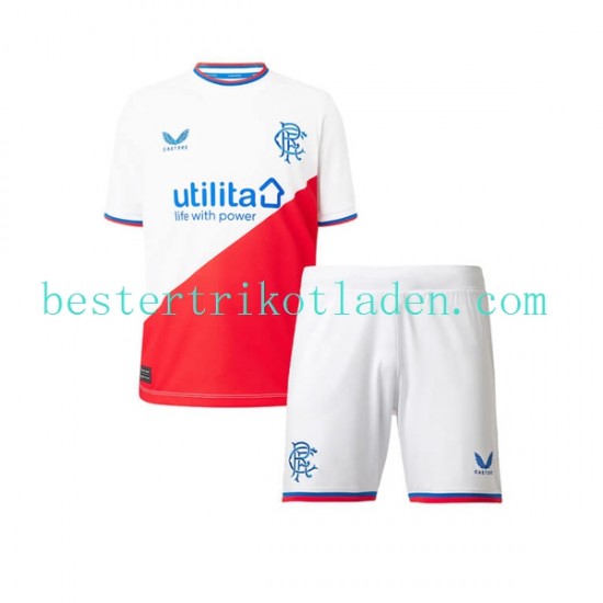 Fußballtrikot Rangers Auswärts Trikot Away 2022-2023 Kurzarm für Kinder