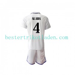 Fußballtrikot Real Madrid David Alaba 4 Heim Trikot Home 2022-2023 Kurzarm für Kinder