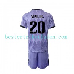Fußballtrikot Real Madrid Vinicius Junior 20 Auswärts Trikot Away 2022-2023 Kurzarm für Kinder