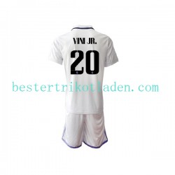 Fußballtrikot Real Madrid Vinicius Junior 20 Heim Trikot Home 2022-2023 Kurzarm für Kinder