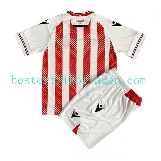 Fußballtrikot Stoke City Heim Trikot Home 2022-2023 Kurzarm für Kinder