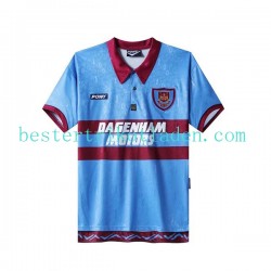 Fußballtrikot West Ham United Retro Heim Trikot Home 1995-1996 Kurzarm für Herren