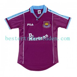 Fußballtrikot West Ham United Retro Heim Trikot Home 1999-2001 Kurzarm für Herren