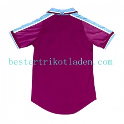 Fußballtrikot West Ham United Retro Heim Trikot Home 1999-2001 Kurzarm für Herren