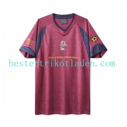Fußballtrikot West Ham United Iron Maiden Retro Auswärts Trikot Away 2010 Kurzarm für Herren