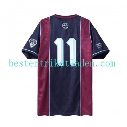Fußballtrikot West Ham United Iron Maiden Retro Heim Trikot Home 2011 Kurzarm für Herren