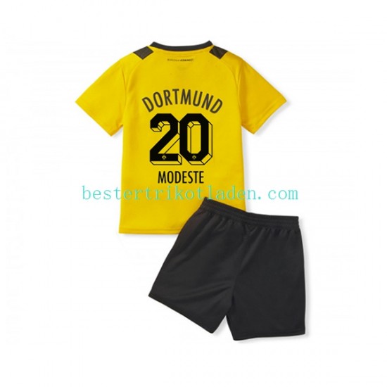 Fußballtrikot Borussia Dortmund Anthony Modeste 20 Heim Trikot Home 2022-2023 Kurzarm für Kinder