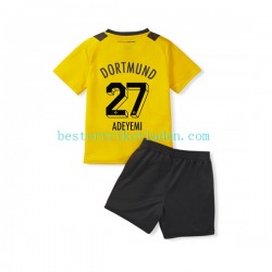 Fußballtrikot Borussia Dortmund Karim Adeyemi 27 Heim Trikot Home 2022-2023 Kurzarm für Kinder
