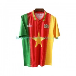 Fußballtrikot Kamerun Retro Heim Trikot Home 1994 Kurzarm für Herren