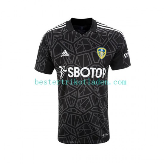 Fußballtrikot Leeds United Torwart Heim Trikot Home 2022-2023 Kurzarm für Herren