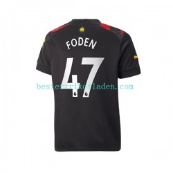 Fußballtrikot Manchester City Foden 47 Auswärts Trikot Away 2022-2023 Kurzarm für Herren