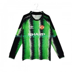 Fußballtrikot Manchester United 1990-1991 Torwart Retro Heim Trikot Home Langarm für Herren