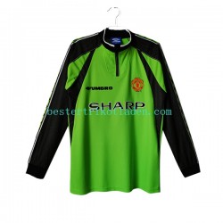 Fußballtrikot Manchester United 1998- Torwart Retro Heim Trikot Home 1999 Langarm für Herren