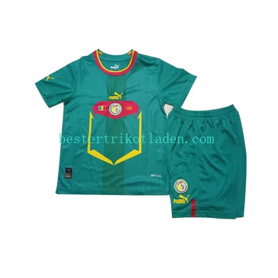 Fußballtrikot Senegal Auswärts Trikot Away WM 2022 Kurzarm für Kinder
