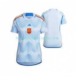 Fußballtrikot Spanien Auswärts Trikot Away WM 2022 Kurzarm für Dame
