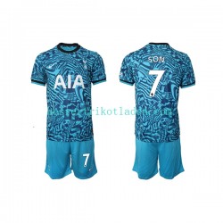 Fußballtrikot Tottenham Hotspur Son Heung-min 7 Ausweich Trikot 3rd 2022-2023 Kurzarm für Kinder