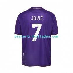 Fußballtrikot AC Florenz Jovic 7 Heim Trikot Home 2022-2023 Kurzarm für Herren