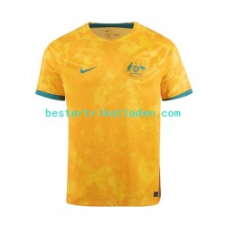 Fußballtrikot Australien Heim Trikot Home WM 2022 Kurzarm für Herren