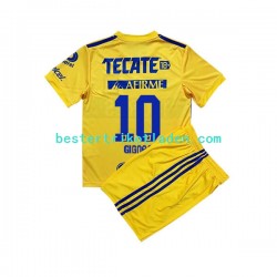 Fußballtrikot UANL Tigres André-Pierre Gignac 10 Heim Trikot Home 2022-2023 Kurzarm für Kinder