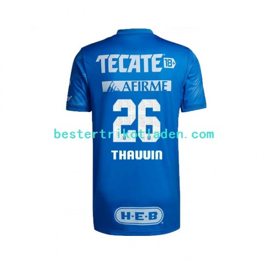 Fußballtrikot UANL Tigres Florian Thauvin 26 Auswärts Trikot Away 2022-2023 Kurzarm für Herren
