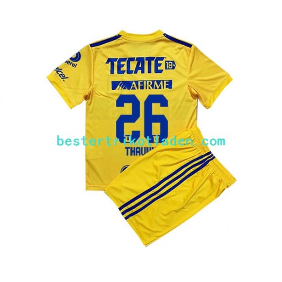 Fußballtrikot UANL Tigres Florian Thauvin 26 Heim Trikot Home 2022-2023 Kurzarm für Kinder
