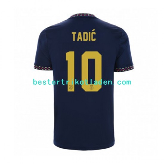 Fußballtrikot Ajax Amsterdam Dusan Tadic 10 Auswärts Trikot Away 2022-2023 Kurzarm für Herren