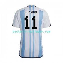 Fußballtrikot Argentinien Di Maria 11 Heim Trikot Home WM 2022 Kurzarm für Herren
