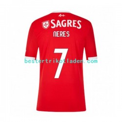 Fußballtrikot Benfica David Neres 7 Heim Trikot Home 2022-2023 Kurzarm für Herren