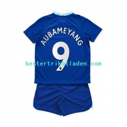 Fußballtrikot Chelsea Aubameyang 9 Heim Trikot Home 2022-2023 Kurzarm für Kinder