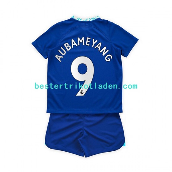 Fußballtrikot Chelsea Aubameyang 9 Heim Trikot Home 2022-2023 Kurzarm für Kinder
