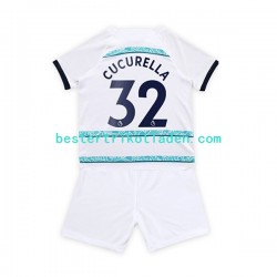 Fußballtrikot Chelsea Cucurella 32 Auswärts Trikot Away 2022-2023 Kurzarm für Kinder