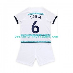 Fußballtrikot Chelsea T. Silva 6 Auswärts Trikot Away 2022-2023 Kurzarm für Kinder