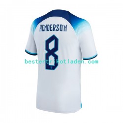 Fußballtrikot England Henderson 8 Heim Trikot Home WM 2022 Kurzarm für Herren