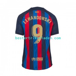 Fußballtrikot FC Barcelona Lewandowski 9 Heim Trikot Home 2022-2023 Kurzarm für Herren