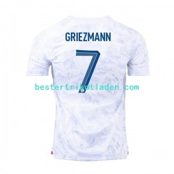 Fußballtrikot Frankreich Griezmann 7 Auswärts Trikot Away WM 2022 Kurzarm für Herren