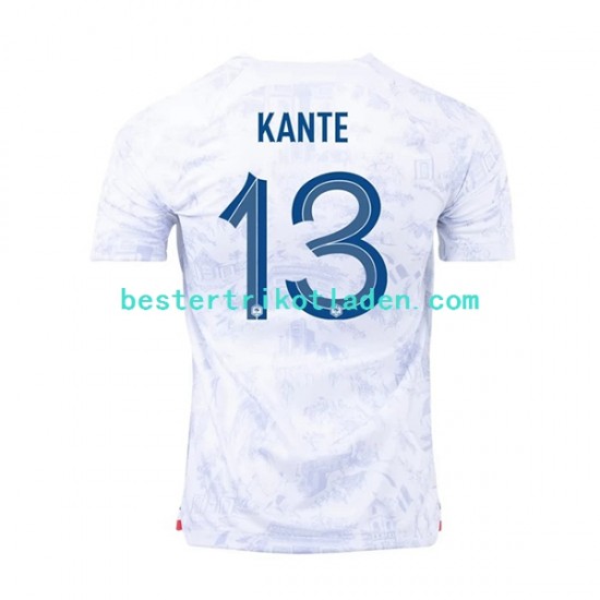 Fußballtrikot Frankreich Kante 13 Auswärts Trikot Away WM 2022 Kurzarm für Herren