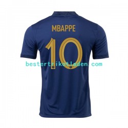 Fußballtrikot Frankreich Mbappé 10 Heim Trikot Home WM 2022 Kurzarm für Herren