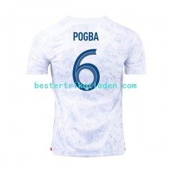 Fußballtrikot Frankreich Pogba 6 Auswärts Trikot Away WM 2022 Kurzarm für Herren