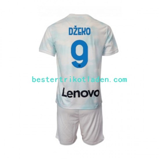 Fußballtrikot Inter Mailand Edin Dzeko 9 Auswärts Trikot Away 2022-2023 Kurzarm für Kinder