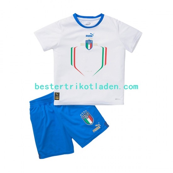 Fußballtrikot Italien Auswärts Trikot Away 2022-2023 Kurzarm für Kinder