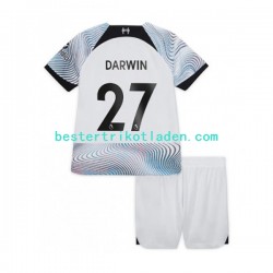 Fußballtrikot Liverpool Darwin Nunez 27 Auswärts Trikot Away 2022-2023 Kurzarm für Kinder