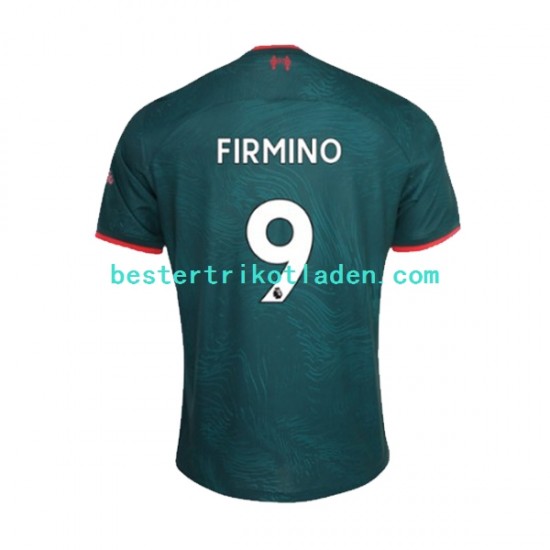 Fußballtrikot Liverpool Roberto Firmino 9 Ausweich Trikot 3rd 2022-2023 Kurzarm für Herren