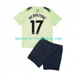 Fußballtrikot Manchester City De Bruyne 17 Ausweich Trikot 3rd 2022-2023 Kurzarm für Kinder