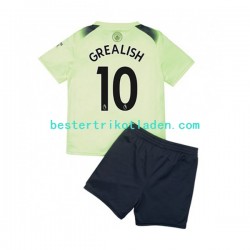 Fußballtrikot Manchester City Grealish 10 Ausweich Trikot 3rd 2022-2023 Kurzarm für Kinder
