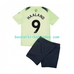 Fußballtrikot Manchester City Haaland 9 Ausweich Trikot 3rd 2022-2023 Kurzarm für Kinder