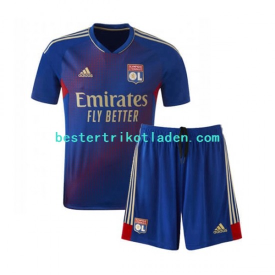 Fußballtrikot Olympique Lyon Viertes trikot 2022-2023 Kurzarm für Kinder
