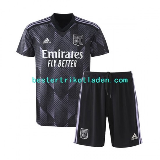Fußballtrikot Olympique Lyon Ausweich Trikot 3rd 2022-2023 Kurzarm für Kinder