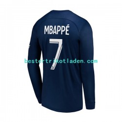 Fußballtrikot Paris Saint-Germain Mbappé 7 Heim Trikot Home 2022-2023 Langarm für Herren